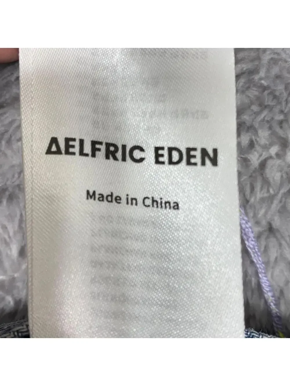 Aelfric Eden Distressed Jeans Mens 30 Blue Ripped Patchwork Streetwear Straight